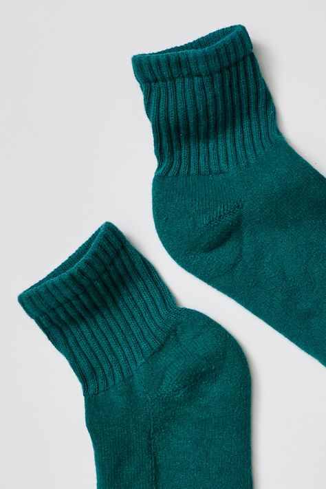 Solid Shortie Crew Socks | Free People Crew Socks Outfit, Vintage Socks, Sock Outfits, Colorful Socks, Cute Socks, Simple Trendy Outfits, Mellow Yellow, Cool Socks, Keep It Simple