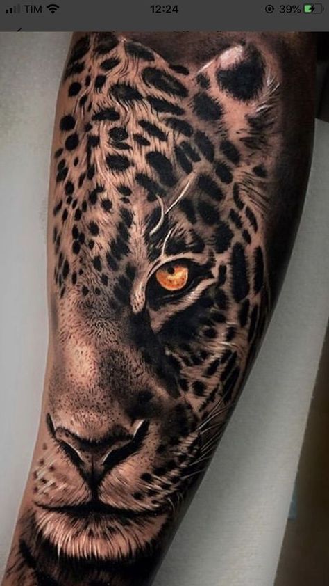 Leopard Tattoo Ideas, Sleeve Tattoo Ideas For Women, Tattoo Leopard, Cheetah Tattoo, Jungle Tattoo, Leopard Tattoo, Tiger Tattoo Sleeve, Jaguar Tattoo, Tattoo Moon