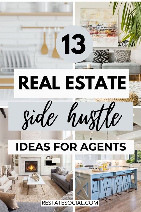 Try one of these real estate side hustles to add your income and bolster your earning potential, with most of them even being from home!  Real estate agent side hustle | real estate side hustle | real estate income | how much does a real estate agent make | real estate agent getting started | becoming a real estate agent | new real estate agent | new realtor | realtor side hustle | real estate side gig | real estate business | side hustle ideas from home Successful Realtor Aesthetic, New Realtor Announcement Ideas, Aesthetic Real Estate Agent, Female Real Estate Agent, Beginner Real Estate Agent, Real Estate Agent Business Plan, Real Estate Aesthetic, Estate Aesthetic, Real Estate Agent Aesthetic