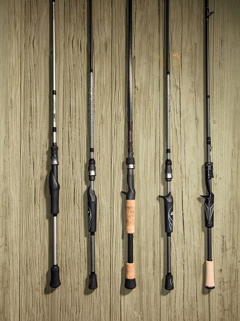 Diy Fishing Gear, Custom Fishing Rods, Kayak Fishing Accessories, Largemouth Bass Fishing, Fishing Basics, Best Fishing Rods, Fishing Rod Storage, Fishing Poles, Fish Bait