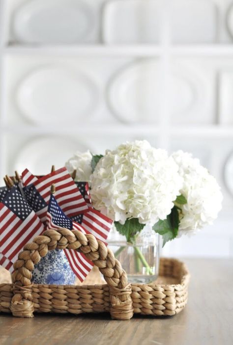 We are sharing some favorite Fourth of July home decorations that you can easily snag online! These are budget friendly, unique and so cute! Farmhouse 4th Of July Decor, Farmhouse 4th Of July, Blue Interiors, Usa Party, Fourth Of July Decorations, 4th Of July Decor, Fourth Of July Decor, July Fourth, July Decor