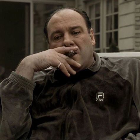 James Gandolfini as Tony Soprano (The Sopranos) Sopranos Poster Art, Sopranos Poster, James Gandolfini, Peaky Blinders Poster, Kare Kare, Best Movie Lines, Tony Soprano, The Sopranos, Goodfellas