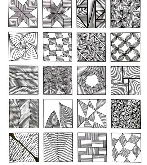 Free printables, Printable wall art, printable quotes and DIY printable decor, downloadable patterns, printable templets. instant downloads. Lines And Shapes Art Patterns, Different Lines In Art, Different Patterns To Draw, Simple Patterns To Draw, Elements Of Design Line, Patterns To Draw, Modele Zentangle, Line Composition, Basic Art Techniques