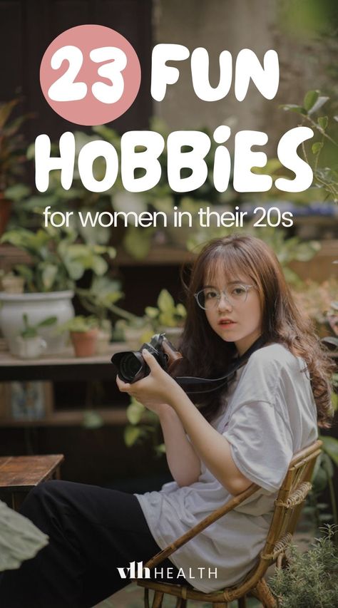 🌟 Explore 23 Exciting Hobbies for Women in Their 20s 🌟 Discover a world of creativity, fitness, and personal growth with our curated list of engaging activities. From painting to travel planning, unleash your passions and thrive in your 20s! 🎨📚🌿 #hobbies #hobbiesforwomen #hobbiestotry #hobbyideas Hobbies To Try In Your 20s, Hobbies For Single Women, At Home Hobbies, Fun Hobbies For Women, Home Hobbies, Women In Their 20s, Easy Hobbies, Hobbies For Women, Hobby Ideas