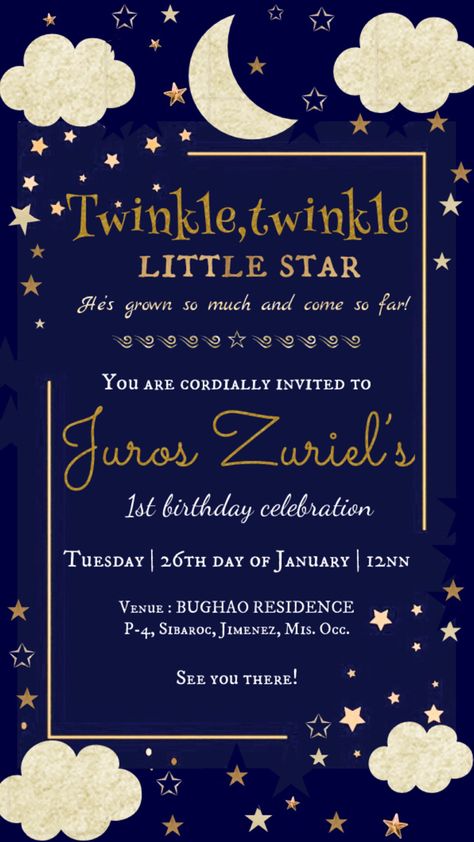 Twinkle Twinkle Little Star Birthday 1st, Baby Shower Card Sayings, Bday Decoration, Twinkle Twinkle Little Star Birthday, First Birthday Invitation Cards, Indian Baby Shower Decorations, Twinkle Little Star Birthday, Baby First Birthday Cake, Star Theme