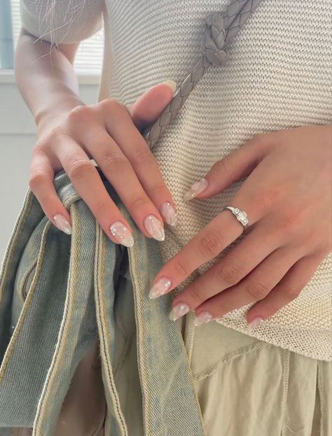 Korean Nails, Gel Nails Diy, Simple Acrylic Nails, Pretty Gel Nails, Acrylic Nails Coffin Pink, Soft Nails, Minimalist Nails, Prom Nails, Nail Art Ideas