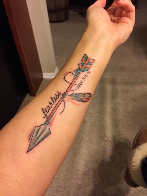 Arrow tattoo Arrow Tattoo With Color, Family Arrow Tattoo, Simple Arrow Tattoo, Tattoo Coverup, Goku Wallpaper, Arrow Tattoo, Arrow Tattoos, Tattoo Cover-up, Small Tattoos