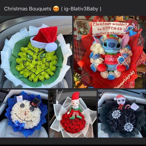 Eternal Flower Bouquet Christmas, Christmas Ribbon Rose Bouquet, Holiday Flower Bouquet, Christmas Flower Bouquet Ideas, Christmas Bouquets Ideas, Christmas Eternal Bouquet, Christmas Ribbon Bouquet, Christmas Rose Bouquet, Christmas Ramo