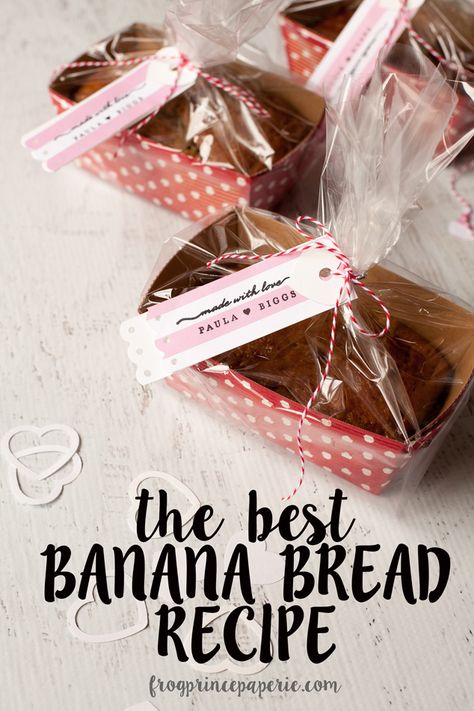 Best Banana Bread Recipe Ever - Frog Prince Paperie Banana Bread Recipe With Sour Milk, Recipe Using Sour Milk, Sour Milk Recipes, Baking Banana Bread, Recipe Banana Bread, Baking Banana, Bread Gifts, Sour Milk, Best Banana Bread Recipe