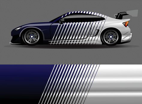 Racing Background, Bus Skin, Car Rally, Graphic Abstract, Car Wrap Design, Striped Background, Car Wrap, Design Vector, Race Car