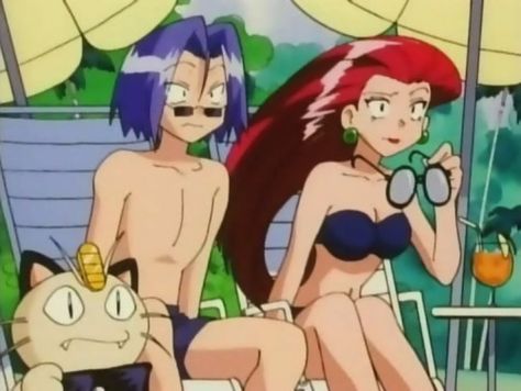 Team Rocket Pfp, Pokemon Jessie And James, James Pokemon, Pokemon Team Rocket, Jessie James, Pokemon Funny, Team Rocket, Anime Screenshots, 90s Anime