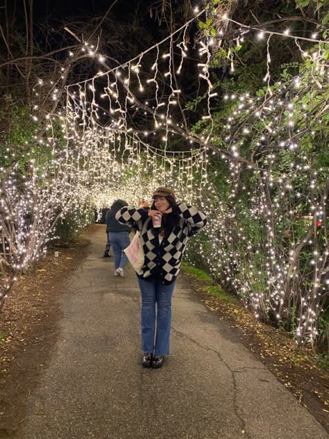 cute christmas lights festival of lights cute poses la girl aesthetic pic inspo find your pleasing tote bag #festivaloflights how to pose coquette rockstargirlfriend Poses With Christmas Lights, Poses For Christmas Lights, Covered Bridge Christmas Photoshoot, Christmas Light Poses Photo Ideas, Christmas Inspo Pictures, Christmas Ig Pictures, Holiday Lights Aesthetic, Christmas Light Festival, Christmas Lights Pictures Friends