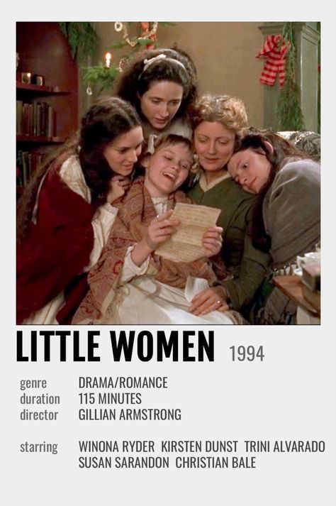 Little Women 1994, Feminist Movies, Little Women Costumes, Album Prints, Novi Stars, Film Vintage, Movie To Watch List, Movie Card, Google Doc