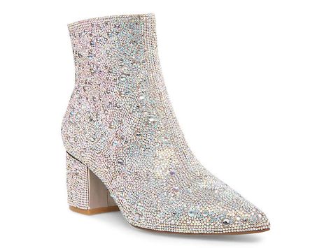 e6d8545daa42d5ced125a4bf747b3688desc37805325ri Sparkly Boots, Shiny Shoes, Glitter Boots, Perfect Heels, Betsey Johnson Shoes, Gorgeous Shoes, Cool Boots, Boots Outfit, Chunky Heels