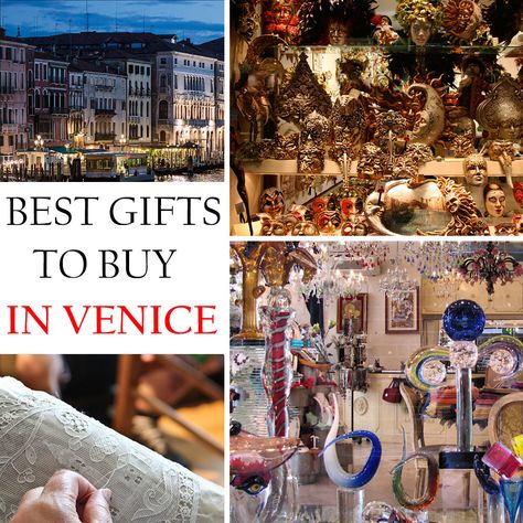 Venice Italy Souvenirs, What To Buy In Florence Italy, Shopping In Venice Italy, Italy Souvenirs, Europe Shopping, Basic Camping Checklist, Venice Glass, Venice Shopping, Shopping In Italy