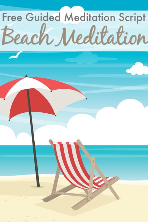 Guided Meditation Scripts For Kids, Meditation Stories, Guided Relaxation Script, Ocean Meditation, Guided Meditation For Kids, Guided Imagery Scripts, Guided Imagery Meditation, Beach Meditation, Relaxation Scripts