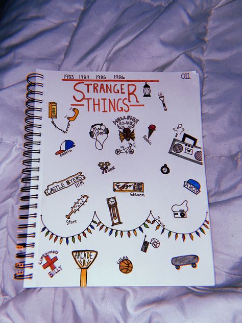 Stranger Things Doodles, Stranger Things Drawings, Artist Vibes, Stranger Things Mike, Sketch Ideas, Bullet Journaling, Cute Doodles, Drawing Ideas, Stranger Things