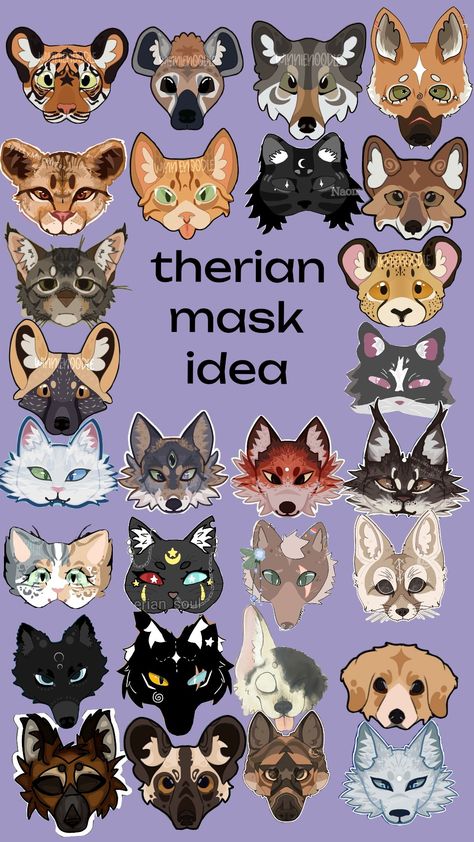 #therianmask #ideas #therianthropy Therian Sleepover Ideas, Warrior Cat Designs, Cat Masks Ideas, Therian Mask Ideas Free To Use Drawing, Therian Mask Eyes Ideas, Mask Ideas Therian, Therian Mask Idea, Therian Ideas, Mask Ideas