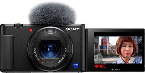 Shop Sony ZV-1 20.1-Megapixel Digital Camera Black at Best Buy. Find low everyday prices and buy online for delivery or in-store pick-up. Price Match Guarantee. Cameras For Vlogging, Sony Zv1, Best Vlogging Camera, Best Cameras, Usb Microphone, Vlogging Camera, Point And Shoot Camera, Sony Camera, Compact Camera