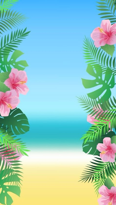 Luau Wallpaper, Luau Background, Moana Background, Hawaiian Background, Moana Theme Birthday, Image Zen, Moana Theme, Wallpaper Tropical, Tropical Background