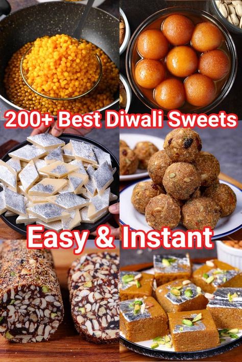 diwali recipes | diwali sweet recipes | diwali snacks recipes with step by step photo and video of individual recipes. diwali is a new year festival for india celebrated with several indian sweets and savaoury. deepavali is the festival of light celebrated by indian community all over the world. Quick Diwali Snacks, Diwali Mithai Recipes, Diwali Recipes Sweets, Diwali Snacks Recipe, Diwali Dishes, Mohanthal Recipe, Indian Sweets Recipes, Diwali Treats, Individual Recipes