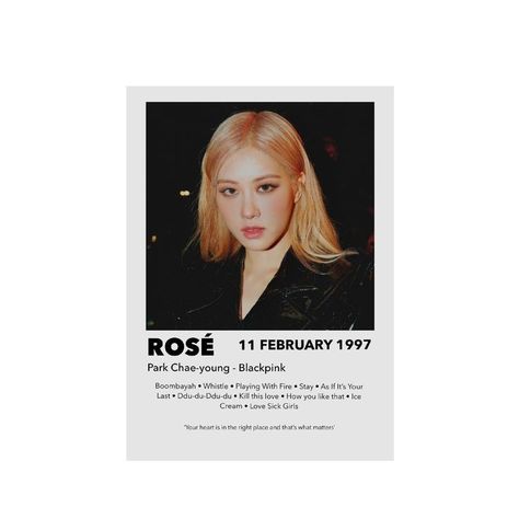 Rose Poster, Marvel Movie Posters, Collage Des Photos, Pop Posters, Blackpink Poster, Marvel Movie, Love Sick, Kpop Posters, Rose Wallpaper