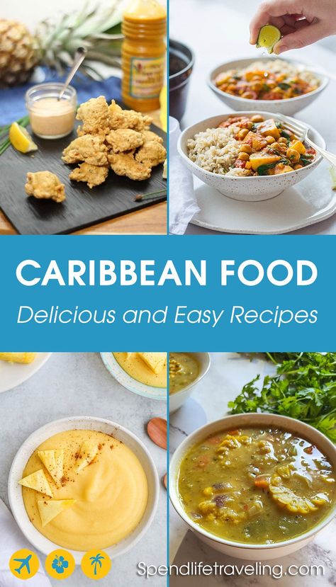 Easy Caribbean Recipes, Easy Carribean Food Recipes, Quick Carribean Meals, Carribean Vegetarian Recipes, Carribean Food Recipes, Caribbean Menu Ideas, Vegetarian Carribean Food, Carribean Meals, Carribean Vegan Recipes