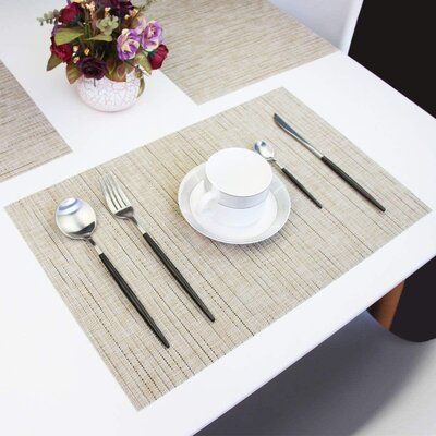 Plastic Placemats, Dinning Tables Matts, Place Mats For Wooden Table, Place Mats White Table, Laminated Placemat, Placemats Natural Rectangle, Placemat Sets, Table Mats, Heat Resistant