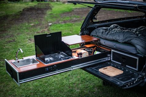 Build Thread: Ultimate Bed Drawer System for Camping/Cooking/Tailgating | Tacoma World Vw Buzz, Truck Bed Drawers, Diy Truck Bedding, Bil Camping, Astuces Camping-car, Bed Drawer, Kangoo Camper, T3 Vw, Suv Camper