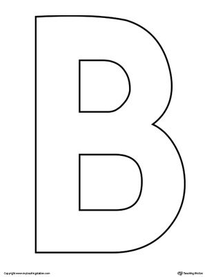 **FREE** Uppercase Letter B Template Worksheet. The Uppercase Letter B Template is an ultra useful, all-purpose letter template designed for use in a variety of crafts and activities to complement your alphabet studies. Free Letter B Printables, The Letter B Crafts, Letter B Template Free Printable, Letter B Printable Free, Letter B For Toddlers, Letter B Crafts For Preschoolers, Letter B Template, Letter B Activities For Preschool, B Words List