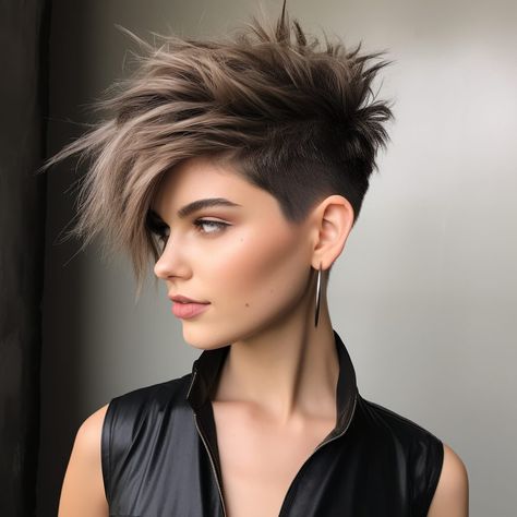 50 Trending Short Spiky hair For Women To Try In 2024 Short Spiky Hair, Short Hair Drawing, Spikey Hair, Rocker Glam, Edgy Short Haircuts, Short Spiky Haircuts, Asymmetrical Haircut, Short Spiky Hairstyles, Spiked Hair