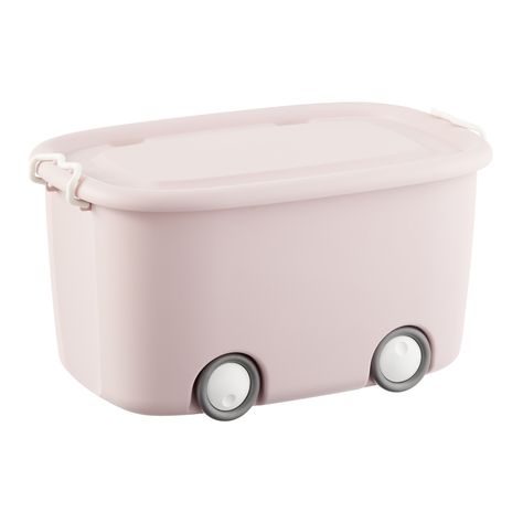 NEW Pink Storage Bins, Rolling Storage Bins, Toy Storage Bin, Baby Room Storage, Pink Storage, Toy Bin, Toy Storage Solutions, Suitcase Storage, Toy Storage Bins