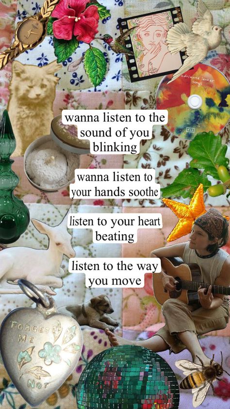 anything by adrianne lenker (part 1 of a series because this song gives me so many different feelings and vibes and i need to appreciate every lyric) #music #anything #adriannelenker #collage #lyrics Anything Adrianne Lenker Aesthetic, Adrianne Lenker Nails, Songs Adrianne Lenker, Adrianne Lenker Wallpaper, Anything Adrianne Lenker, Adrianne Lenker Lyrics, Adrianne Lenker Aesthetic, Adrianne Lenker Tattoo, Marine Core