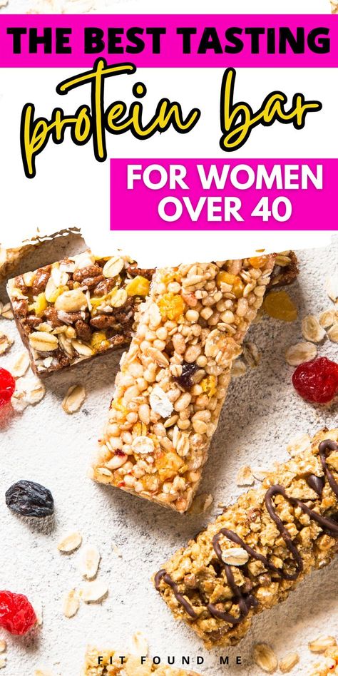 Best bars for women. Best protein bars for women. Top bars for women over 40. How to find the best protein bars for older women. Healthy Protein Bar, Grocery Aisle, Best Tasting Protein Bars, Healthy Protein Bars, Best Protein Bars, Best Bars, Protein Bar, Best Protein, Healthy Protein