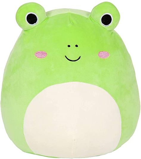 Amazon.com: Squishmallows Official Kellytoy Plush 8 Inch Squishy Soft Plush Toy Animals (Wendy Frog) : Toys & Games Wendy The Frog, Pillow Pals, Cute Squishies, Cute Stuffed Animals, The Frog, Cute Plush, Animal Pillows, Fidget Toys, 귀여운 동물