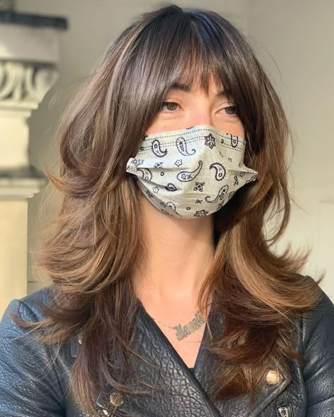 Layered Thick Hair, Layered Haircuts For Women, Layered Haircuts With Bangs, Layered Curly Hair, Medium Layered Haircuts, Hairstyles For Layered Hair, Layered Bob Hairstyles, Long Hair With Bangs, Long Layered Hair