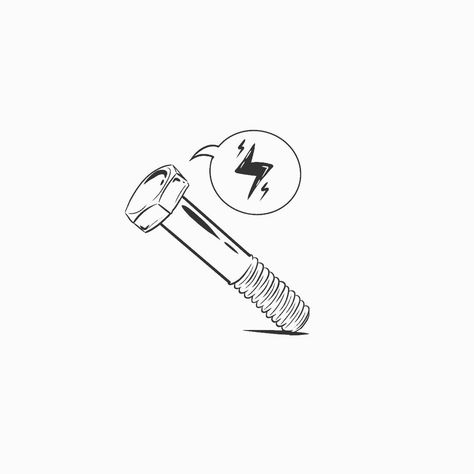 PICTOCHATR on Instagram: “⚡️Bolt 🔩 Follow 👉 @pictochatr More 👉 @assocdesananas #bolt #screw #nut #memes #pun #drawing #doodle #doodles #sketch #sketches…” Screw Drawing Sketch, Bolt Drawing, Screws And Bolts, Drawing Sketch, Drawing Sketches, Easy Drawings, Screw, Flash, Doodles