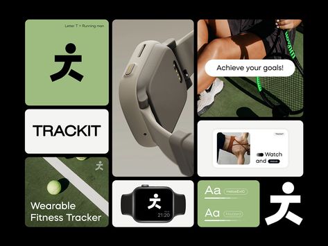 Brand Guidelines Design, Fitness Branding, Fitness App, Visual Identity Design, Branding Design Inspiration, Workout Apps, Design System, Brand Guidelines, Interface Design