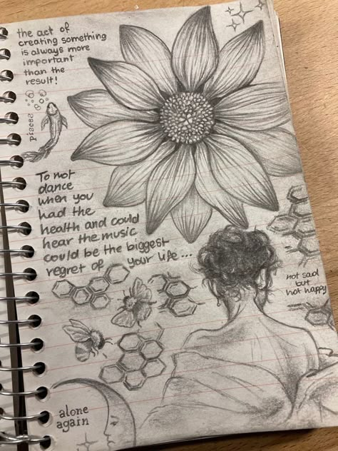 Butterfly's Drawings, Beautiful Nature Sketches, Simple Flower Sketch Doodles, Things To Draw On Sketchbook Cover, Aesthetic Drawing Inspo Pencil, Art Inspo Aesthetic Sketch Pencil, Random Sketches Creative Easy, Lined Paper Sketches, Aesthetic Drawings Pencil