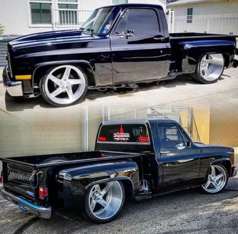 1985 Chevy C10 Stepside, Chevy C10 Stepside, 1985 Chevy C10, C10 Stepside, Single Cab Trucks, Chevy Stepside, Vintage Pickup, Dropped Trucks, Vintage Pickup Trucks