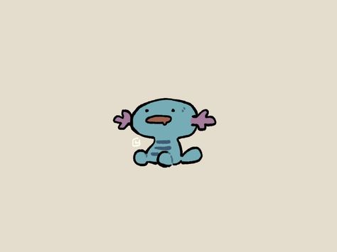 Wooper Pokemon, Pokemon Backgrounds, Pokemon Stickers, Cute Pokemon Pictures, Pokemon Funny, Cute Doodles Drawings, Cute Little Drawings, Pokemon Pictures, Cute Animal Drawings