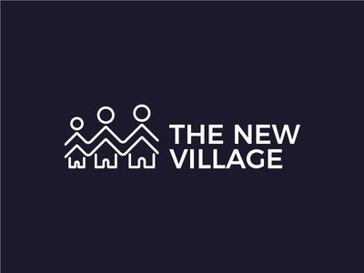 Community village logo (WIP) Village Logo Design Ideas, Village Logo Design, Eco Village Community, Housing Logo, Community Logo Design, Neighborhood Logo, Village Logo, Community Village, Alliance Logo