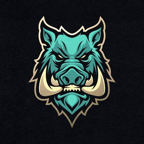 Logo and Cartoons di Instagram "Wild Boar mascot design logo Designed by @absorb81 • Contact us if you need a logo! • ⁣Get notified right away on our daily content, tap…" Mascot Logos, Pitbull Art, Florida Art, Sports Logo Design, Esports Logo, Watercolor Logo, Great Logos, Wild Boar, Animal Heads