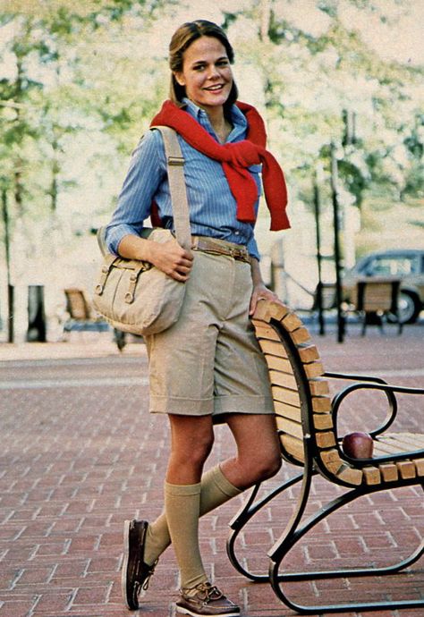 Seventeen - January, 1977 Boat Shoes Outfit Women, Boat Shoes Outfit, 1977 Fashion, Seventeen Magazine Fashion, Fashion Preppy, 60s And 70s Fashion, Balloon Pants, 70’s Fashion, Seventeen Magazine