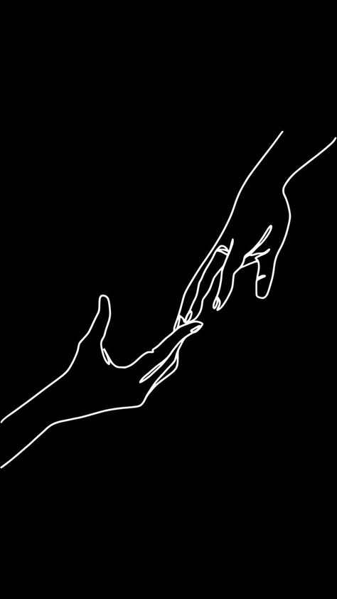 Letting Go Of Hands Aesthetic, Reaching Hands Aesthetic, Art Wallpaper Aesthetic, Aesthetic Line Art, Post Background, Hand Outline, Hello Wallpaper, Mandala Hand Tattoos, Hand Wallpaper