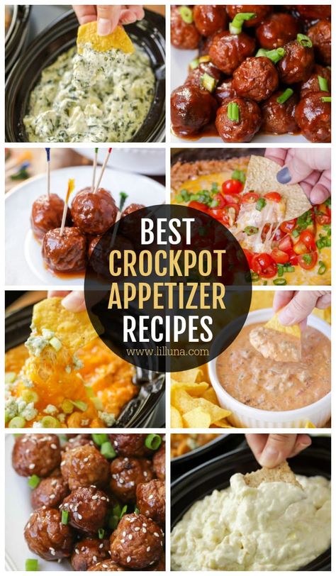 Crockpot Appetizer Recipes, Crock Pot Appetizers, Party Snacks Easy Appetizers, Hors Devours Appetizers, Crockpot Snacks, Crockpot Party Food, Potluck Appetizers, Slow Cooker Appetizers, Crockpot Appetizers