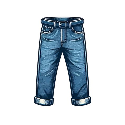 Vector levis ai generated image | Premium Vector #Freepik #vector #jean #bluejeans #jeans-fashion #denim-pants Jeans Illustration, Jean Drawing, Celana Denim, Jeans Drawing, Kaos Oblong, Jeans Logo, Stylish Jeans, Levi’s Jeans, Jeans Fashion