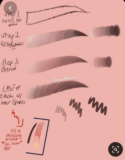 How To Eyebrows, Digital Art Tutorial Beginner, Procreate Ideas, Procreate Tutorials, Procreate Tips, Pro Create, Drawing Tutorial Face, Digital Painting Techniques, Procreate Ipad Art