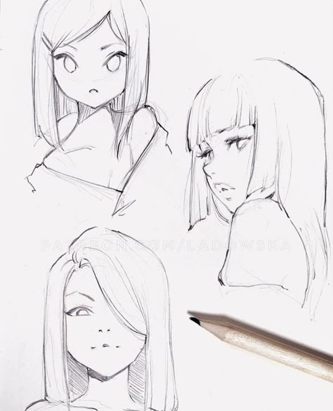 Manga Head Shapes, Head Shape Reference Realistic, Anime Head Guide, Head Shape Drawing Reference, How To Draw Female Head, Anime Portrait Reference, Anime Drawing Face, Head Shape Reference, Head Shapes Drawing