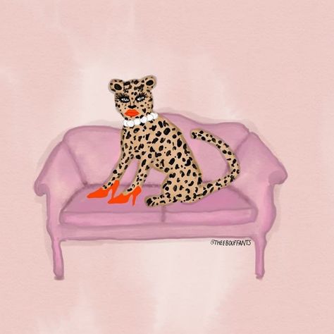 Pink Couch, Lock Screen Backgrounds, Indian Paintings, Cheetahs, Artist On Instagram, Aesthetic Backgrounds, Dandy, Animal Drawings, Illustration Art